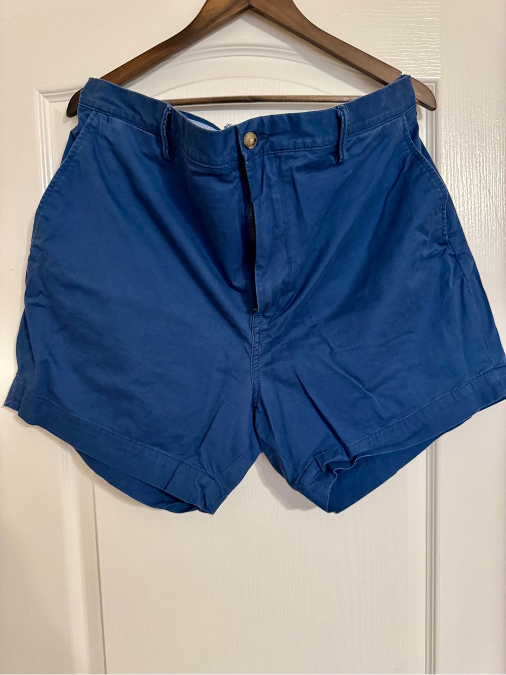 Polo by Ralph Lauren Deep Blue Flat Front Men's Shorts